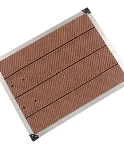 vidaXL Outdoor Shower Tray WPC Stainless Steel 80×62 cm Brown