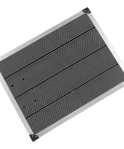 vidaXL Outdoor Shower Tray WPC Stainless Steel 80×62 cm Grey