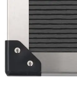 vidaXL Outdoor Shower Tray WPC Stainless Steel 80×62 cm Grey