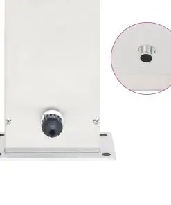 vidaXL Garden Shower Faucet 110 cm Stainless Steel