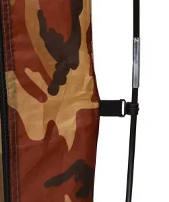 vidaXL Shower/WC/Changing Tent Camouflage