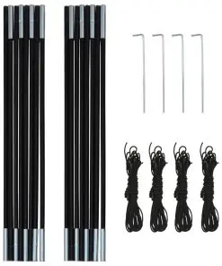 vidaXL Shower/WC/Changing Tent Camouflage