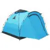 vidaXL Pop Up Camping Tent 3 Person Blue