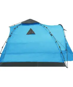 vidaXL Pop Up Camping Tent 3 Person Blue