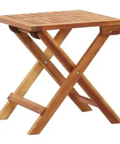 vidaXL Sun Lounger with Table Poly Rattan and Solid Acacia Wood