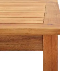 vidaXL Garden Coffee Table 60x60x36 cm Solid Acacia Wood