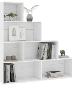 vidaXL Book Cabinet/Room Divider White 155x24x160 cm Chipboard