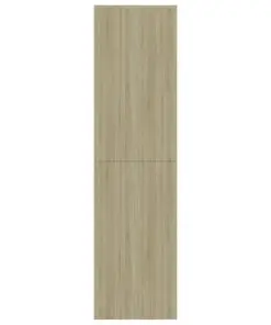 vidaXL Book Cabinet/Room Divider Sonoma Oak 155x24x160 cm Chipboard