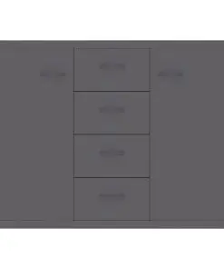 vidaXL Sideboard Grey 88x30x65 cm Chipboard