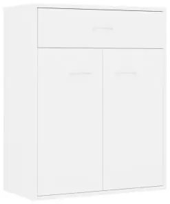 vidaXL Sideboard White 60x30x75 cm Chipboard