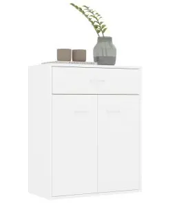vidaXL Sideboard White 60x30x75 cm Chipboard
