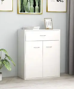vidaXL Sideboard White 60x30x75 cm Chipboard
