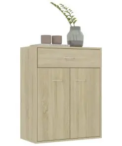 vidaXL Sideboard Sonoma Oak 60x30x75 cm Chipboard