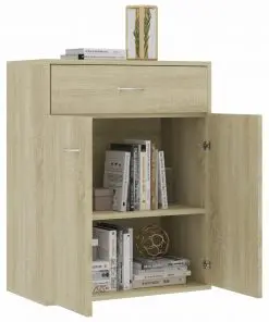 vidaXL Sideboard Sonoma Oak 60x30x75 cm Chipboard