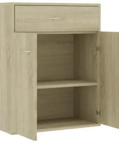 vidaXL Sideboard Sonoma Oak 60x30x75 cm Chipboard