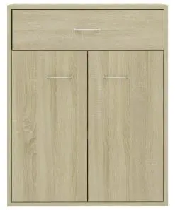 vidaXL Sideboard Sonoma Oak 60x30x75 cm Chipboard