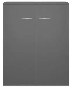 vidaXL Sideboard Grey 60x30x75 cm Chipboard