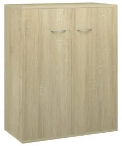 vidaXL Sideboard Sonoma Oak 60x30x75 cm Chipboard