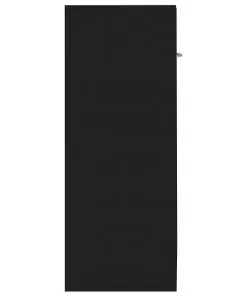 vidaXL Sideboard High Gloss Black 60x30x75 cm Chipboard