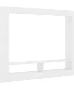 vidaXL TV Cabinet White 152x22x113 cm Chipboard