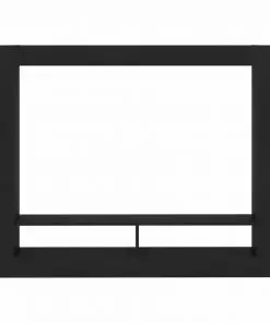 vidaXL TV Cabinet Black 152x22x113 cm Chipboard