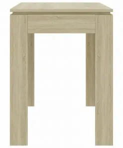 vidaXL Dining Table Sonoma Oak 120x60x76 cm Chipboard