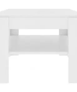 vidaXL Coffee Table White 110x60x47 cm Chipboard