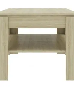 vidaXL Coffee Table Sonoma Oak 110x60x47 cm Chipboard
