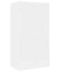 vidaXL Bookshelf White 40x24x75 cm Chipboard