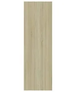 vidaXL Bookshelf Sonoma Oak 40x24x75 cm Chipboard