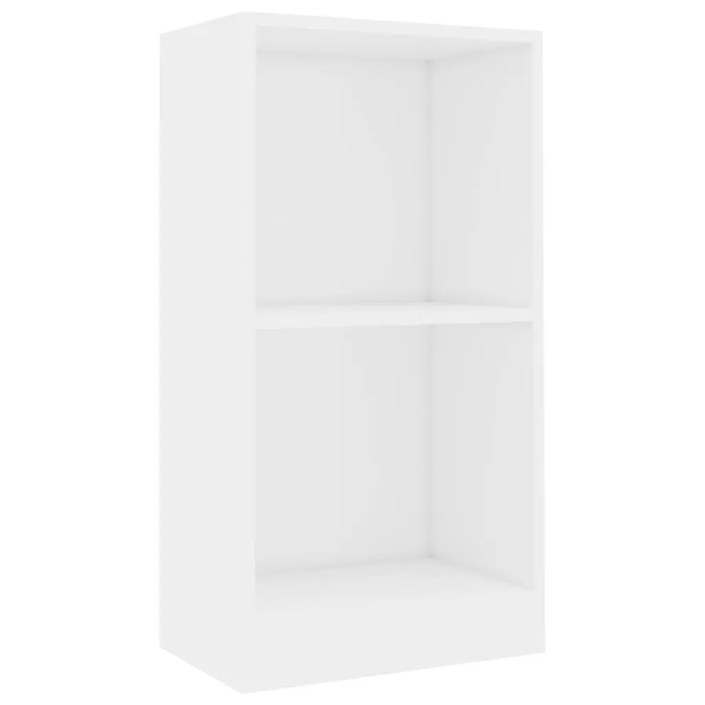 vidaXL Bookshelf High Gloss White 40x24x75 cm Chipboard