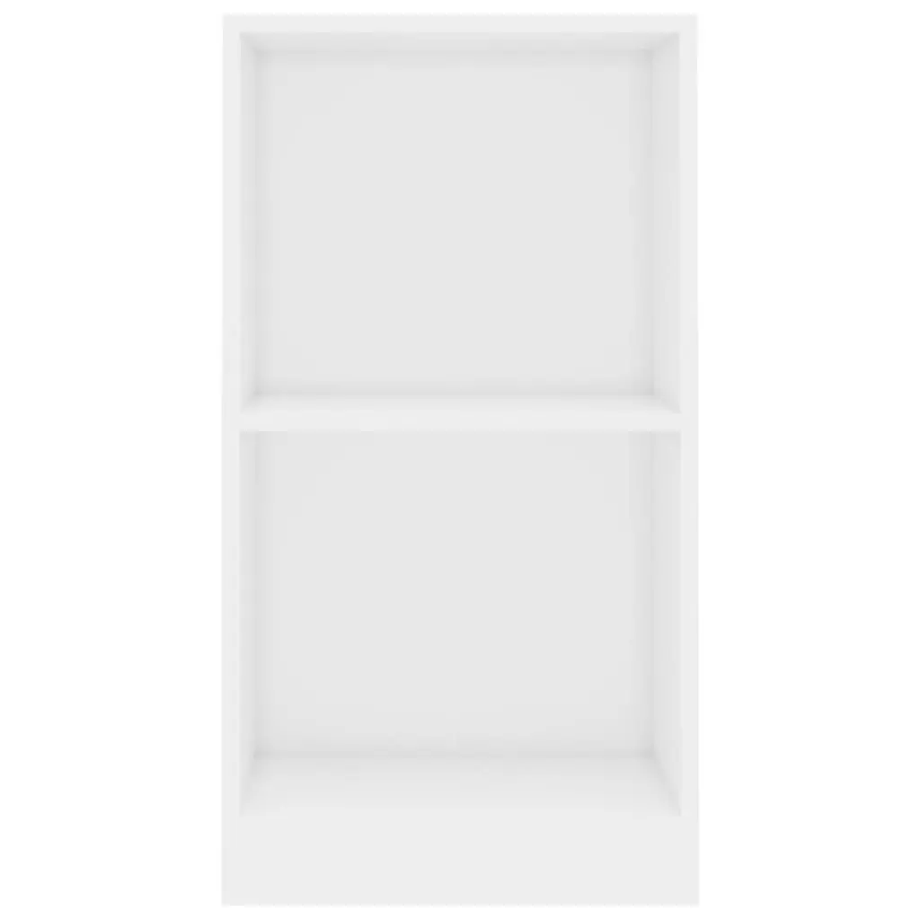 vidaXL Bookshelf High Gloss White 40x24x75 cm Chipboard