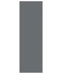 vidaXL Bookshelf High Gloss Grey 40x24x75 cm Chipboard