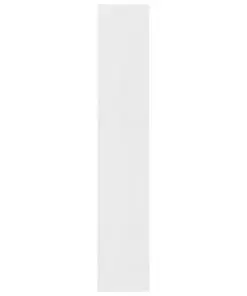 vidaXL 3-Tier Book Cabinet White 40x24x108 cm Chipboard