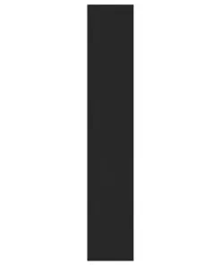 vidaXL 3-Tier Book Cabinet Black 40x24x108 cm Chipboard