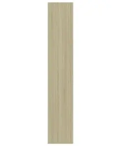 vidaXL 3-Tier Book Cabinet Sonoma Oak 40x24x108 cm Chipboard