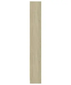 vidaXL 5-Tier Book Cabinet Sonoma Oak 40x24x175 cm Chipboard