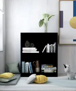 vidaXL Bookshelf Black 60x24x74.5 cm Chipboard