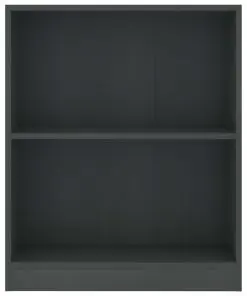 vidaXL Bookshelf Grey 60x24x74.5 cm Chipboard
