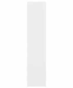vidaXL 3-Tier Book Cabinet White 60x24x108 cm Chipboard
