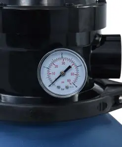 vidaXL Pool Sand Filter with 4 Position Valve Blue 300 mm