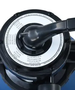 vidaXL Pool Sand Filter with 4 Position Valve Blue 300 mm