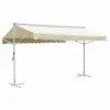 vidaXL Free Standing Awning 500×300 cm Cream