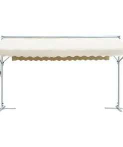 vidaXL Free Standing Awning 500×300 cm Cream