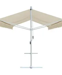 vidaXL Free Standing Awning 500×300 cm Cream