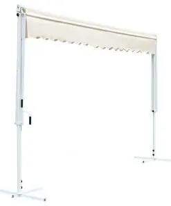 vidaXL Free Standing Awning 500×300 cm Cream
