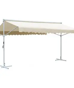 vidaXL Free Standing Awning 600×300 cm Cream