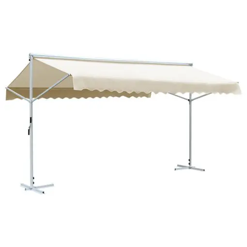 vidaXL Free Standing Awning 600×300 cm Cream