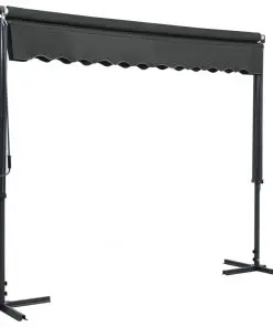 vidaXL Free Standing Awning 300×300 cm Anthracite