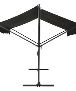 vidaXL Free Standing Awning 500×300 cm Anthracite